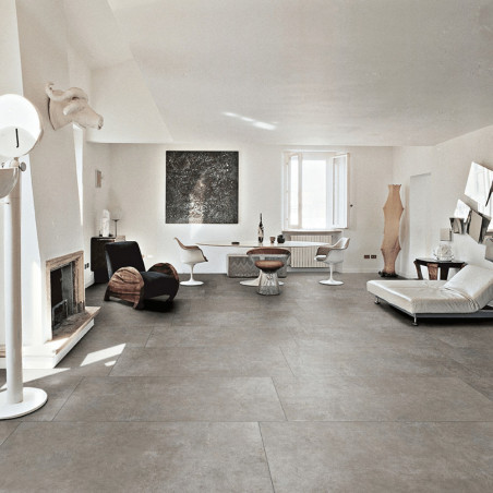 Dlažba imitácia betónu GREY SOUL DARK 61x61