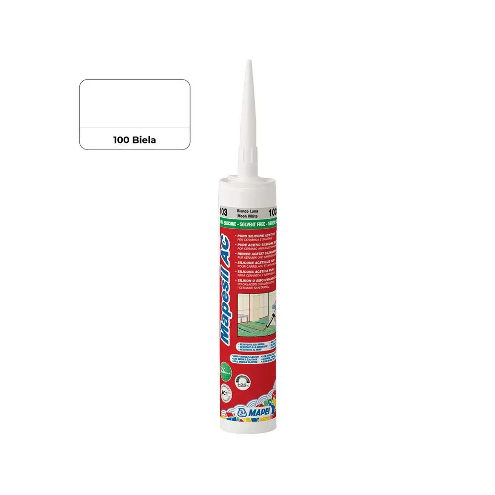 MAPEI MAPESIL AC 100 - BIELA 310ML | DESKOT TRADE