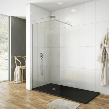 WALK IN sprchový kút 80 cm s chrómovým rámom