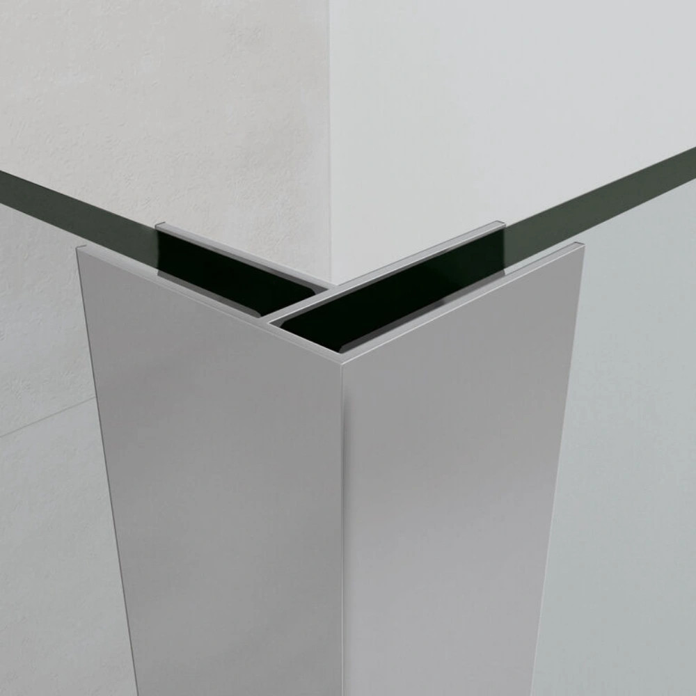 Uhlový profil k WALK IN chrómový | DESKOT TRADE