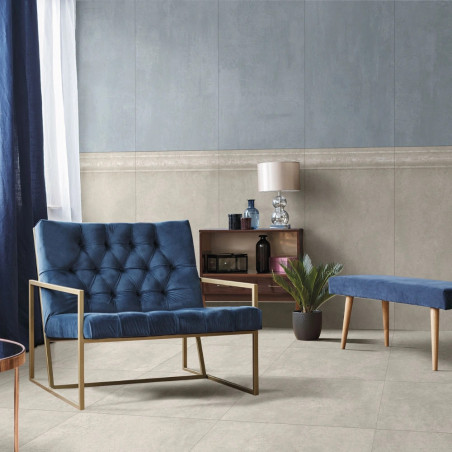 Dlažba imitácia betónu FUSION AZZURO ANTICO 60x60