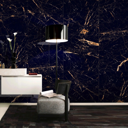 Dlažba imitácia mramoru ORO BLACK 60x60