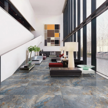 Dlažba imitácia mramoru KRYST BLUE 60x120