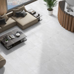 Dlažba imitácia betónu TRACK BLANCO 60x120