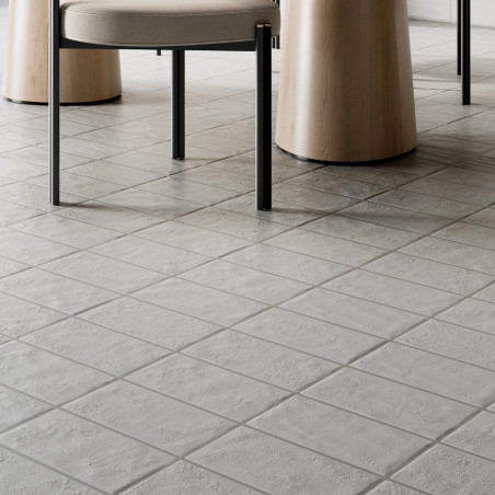 Obklad imitácia tehly RECOVERY STONE TOTAL WHITE 6x25 Ceramica Rondine