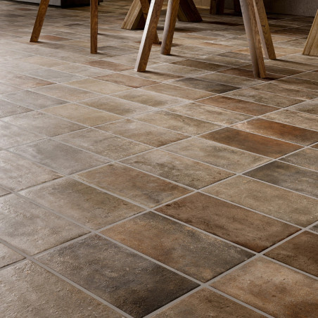 Obklad imitácia tehly RECOVERY STONE OLD BROWN 6x25 Ceramica Rondine