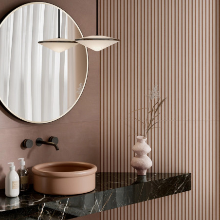 3D obklad na stenu LUDO NOVA CIPRIA-TERRA 60x120 v kúpeľni