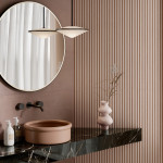 3D obklad na stenu LUDO NOVA CIPRIA-TERRA 60x120 v kúpeľni