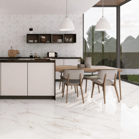 Dlažba imitácia mramoru VALENCIA 60x120 - matný povrch Prissmacer Cerámica