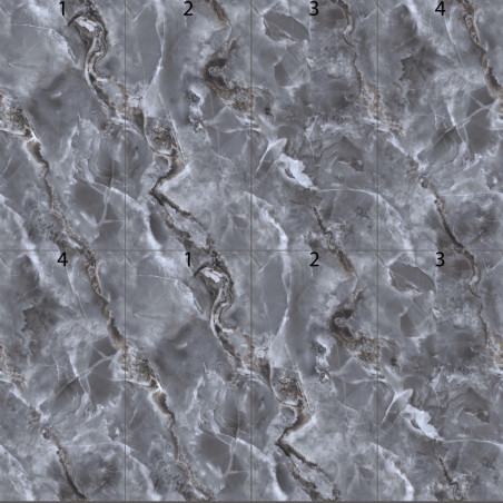 Ónyx dlažba CONTINUA ONYX BLACK s nadväzujúcim vzorom