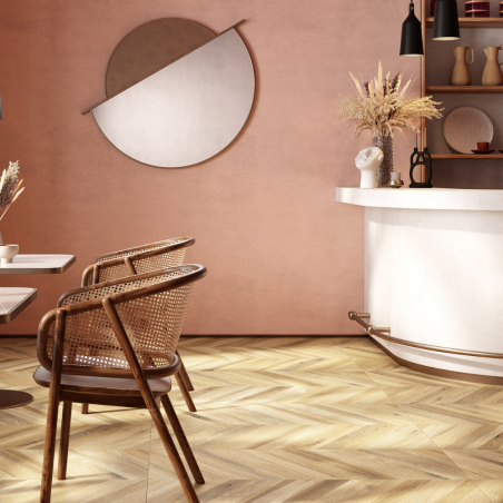 Dlažba imitácia dreva TIMELESS HONEY CHEVRON 60x120 Ceramica Rondine