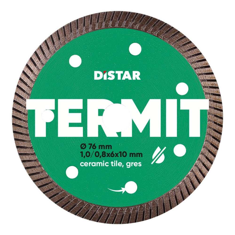 DIAMANTOVÝ REZNÝ KOTÚČ NA DLAŽBU DISTAR TERMIT 76 x 10 mm