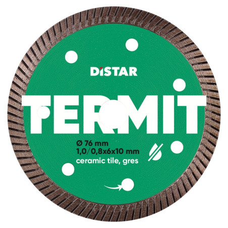 DIAMANTOVÝ REZNÝ KOTÚČ NA DLAŽBU DISTAR TERMIT 76 x 10 mm