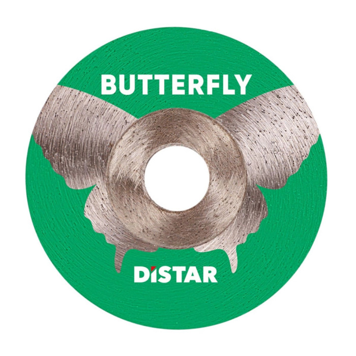 DIAMANTOVÝ REZNÝ KOTÚČ NA DLAŽBU DISTAR BUTTERFLY 45 x 0,6 x 9,6/H mm