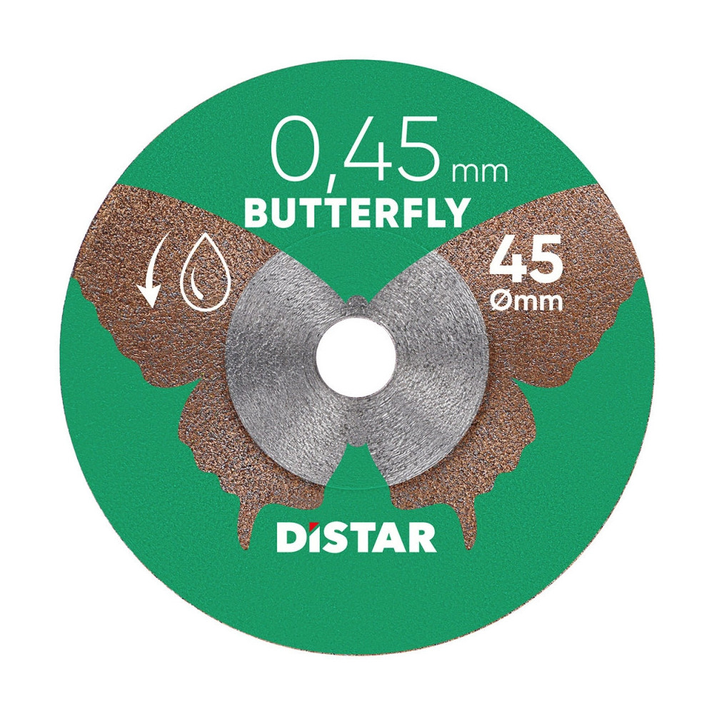 DIAMANTOVÝ REZNÝ KOTÚČ NA DLAŽBU DISTAR BUTTERFLY 45 x 0,45 x 5,8/H mm