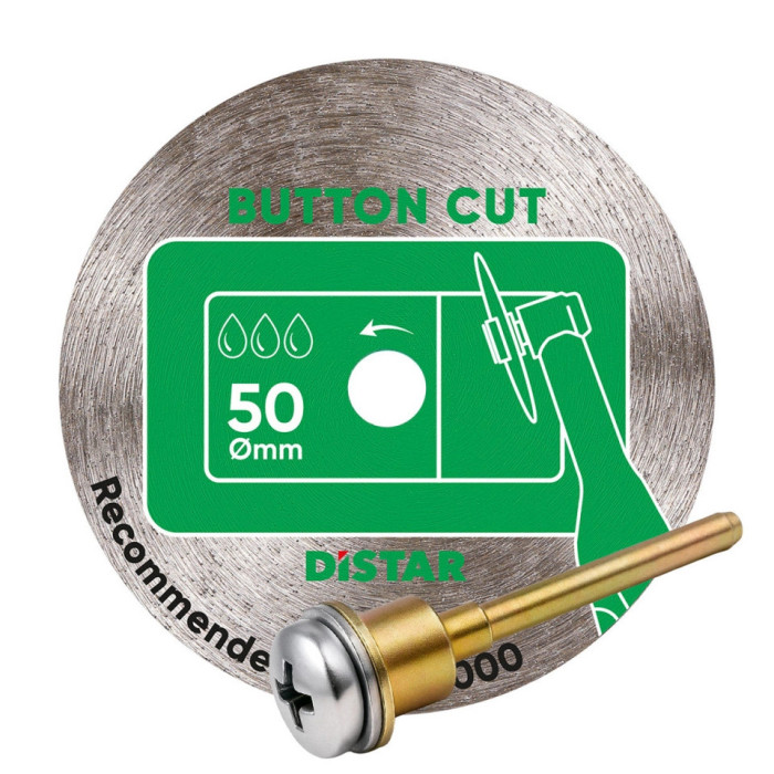 DIAMANTOVÝ REZNÝ KOTÚČ NA TLAČITKA POD OBKLAD DISTAR BUTTONCUT