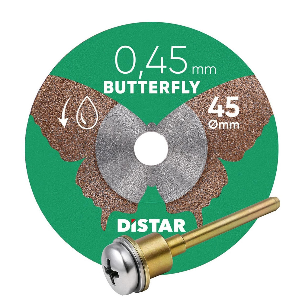 DIAMANTOVÝ REZNÝ KOTÚČ NA DLAŽBU DISTAR BUTTERFLY 45 x 0,45 x 5,8 mm
