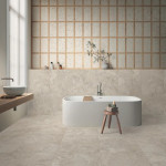 Dlažba imitácia kameňa NORIVEN OYSTER CROSS NV 02 60x120 - matný povrch R9 Mirage
