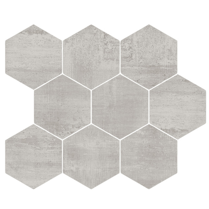 H24 GREY 26x30 - mozaika hexagónová