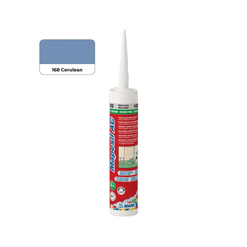 MAPEI MAPESIL AC 168 - CERULEAN 310ML MAPEI MAPESIL AC 168 - CERULEAN 310ML
