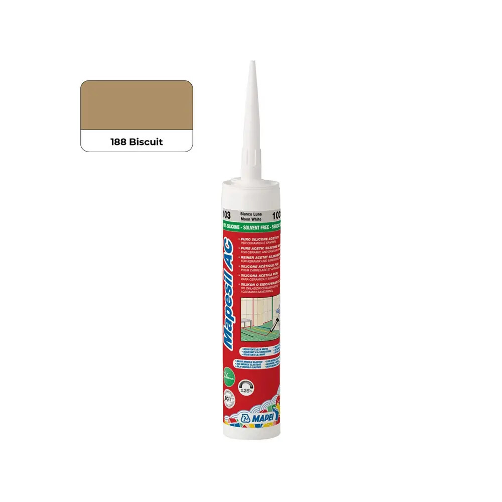 MAPEI MAPESIL AC 188 - BISCUIT 310ML | DESKOT TRADE