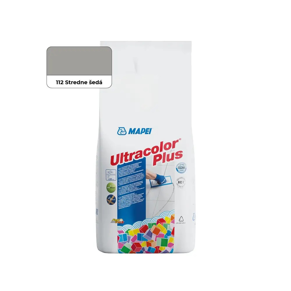 MAPEI ULTRACOLOR PLUS 112 - STREDNE ŠEDÁ 2KG