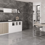 Dlažba imitácia mramoru POGGIO GRIS 60x60 v kuchyni