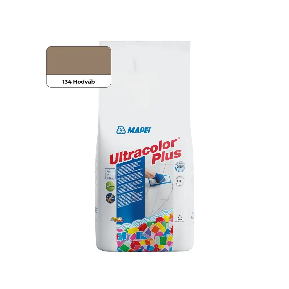 Cementová škárovacia hmota MAPEI ULTRACOLOR PLUS 134 - HODVÁB 2KG Cementová škárovacia hmota MAPEI ULTRACOLOR PLUS 134 - HODVÁB 2KG