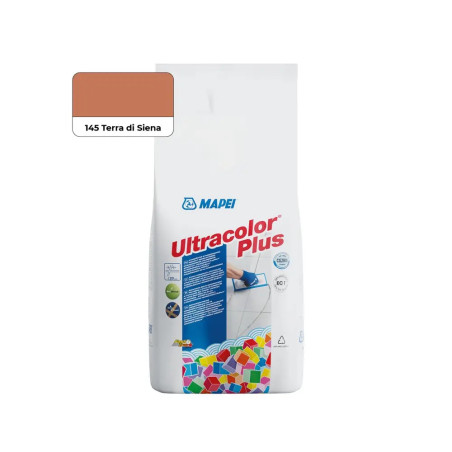 Cementová škárovacia hmota MAPEI ULTRACOLOR PLUS 145 - TERRA DI SIENA 2KG