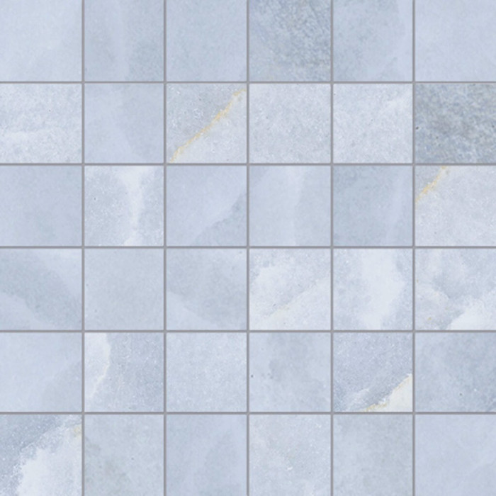 SPARK BLUE 30x30 - matná mozaika štvorec
