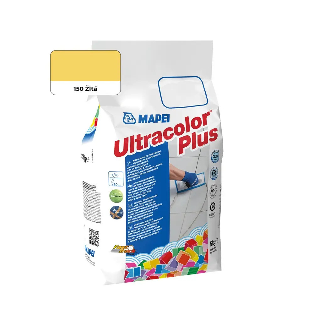 Cementová škárovacia hmota MAPEI ULTRACOLOR PLUS 150 - ŽLTÁ 5KG