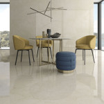 Dlažba imitácia mramoru LINEA 60x120 v obývačke