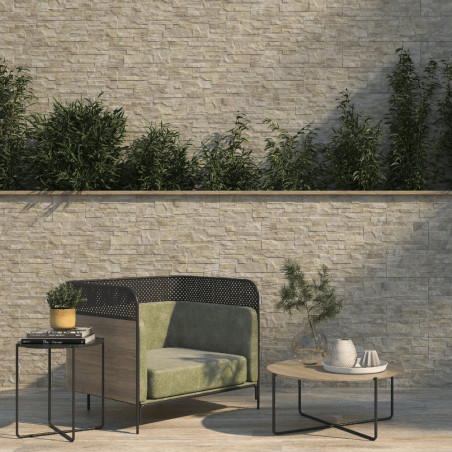 Obklad imitácia kameňa DANUBIO BEIGE 17x52 v exteriéri