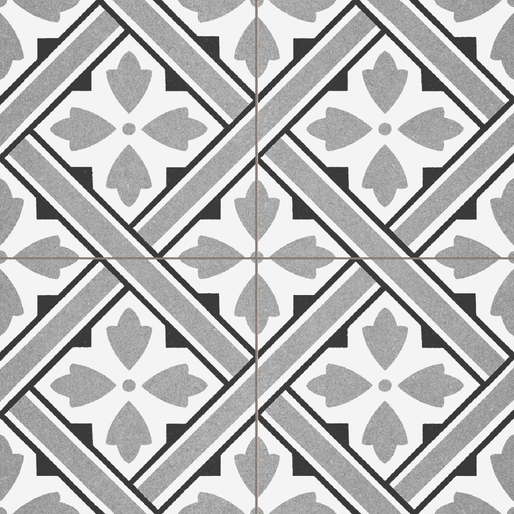 Retro dlažba HOWARD GREY 45x45