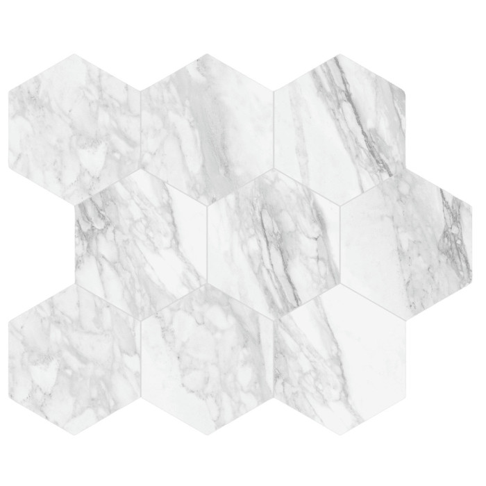 BERNINI 26x30 - matná mozaika hexagón