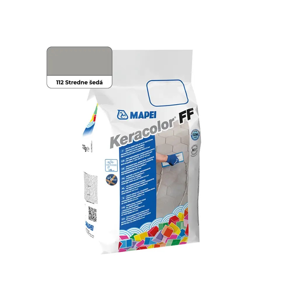 MAPEI KERACOLOR FF 112 - STREDNE ŠEDÁ 2KG