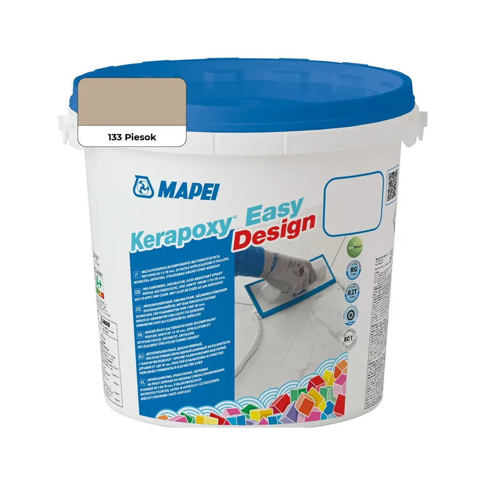 Epoxidová škárovacia hmota MAPEI KERAPOXY EASY DESIGN 133 - PIESOK 3KG Epoxidová škárovacia hmota MAPEI KERAPOXY EASY DESIGN 133 - PIESOK 3KG