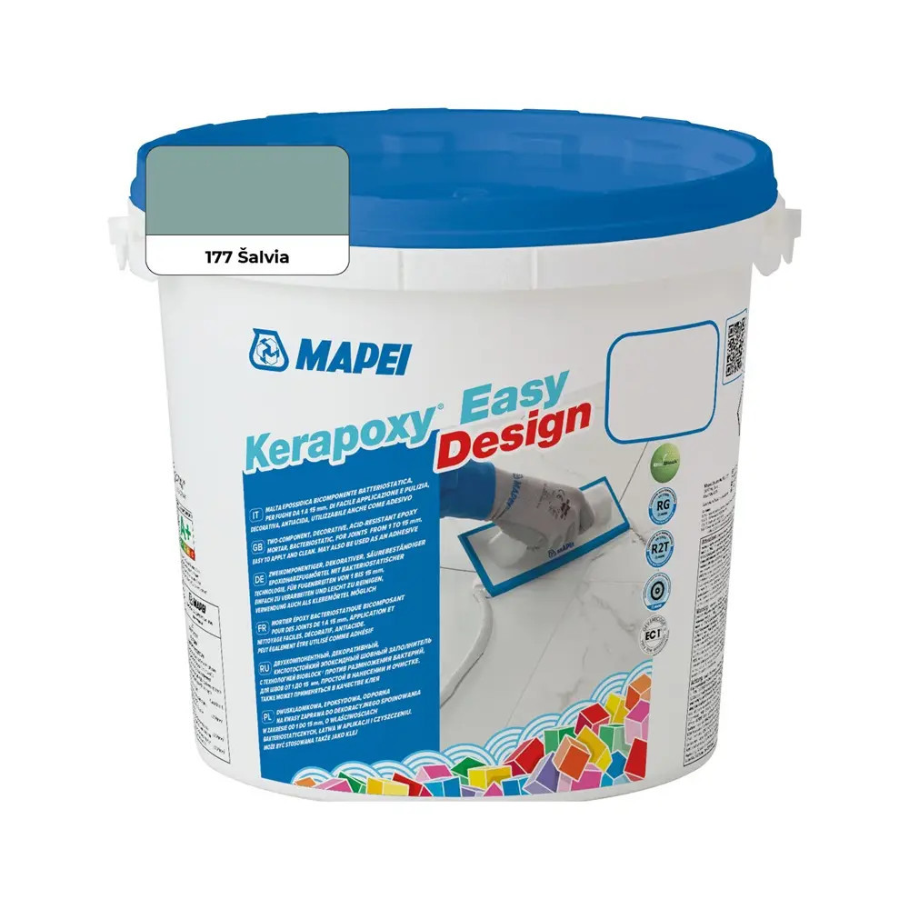 Epoxidová škárovacia hmota MAPEI KERAPOXY EASY DESIGN 177 - ŠALVIA 3KG Epoxidová škárovacia hmota MAPEI KERAPOXY EASY DESIGN 177 - ŠALVIA 3KG