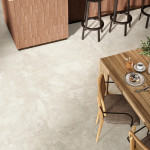 Dlažba imitácia kameňa ELYSIAN TRAVERTINO PEARLY CROSS EY 12 60x60 - matný povrch R9 Mirage