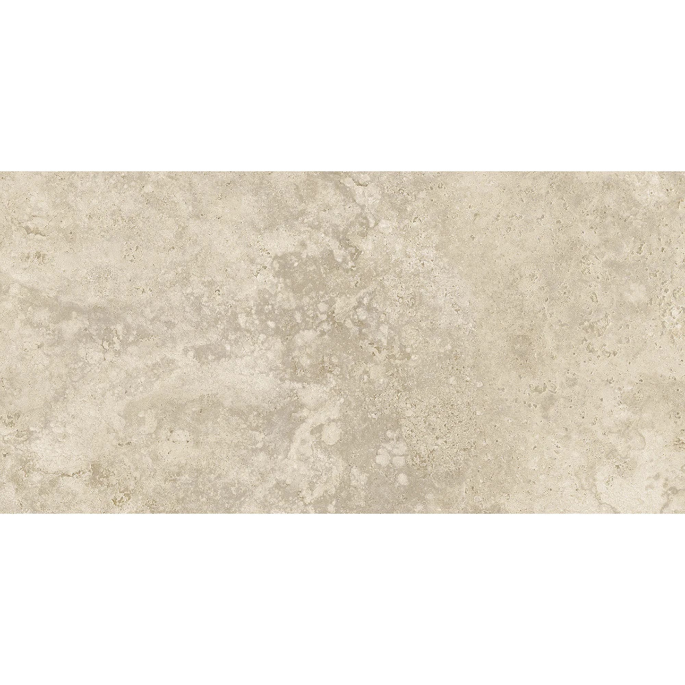 Dlažba imitácia kameňa ELYSIAN TRAVERTINO LIGHT CROSS EY 13 60x120 - matný povrch R9 Mirage