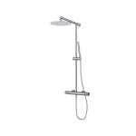 AURA sprchový set s nastaviteľnou výškou tyče | 75 499 750 DRY TLC prevedenie (785-1270 mm)