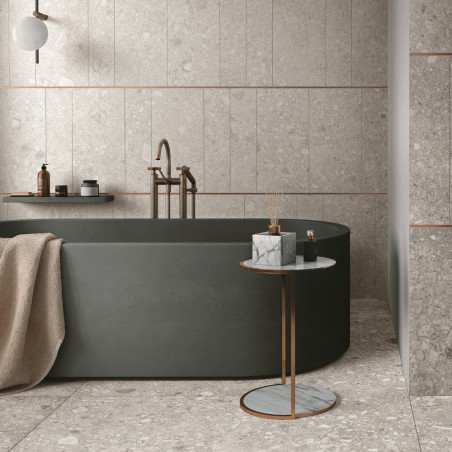 Dlažba imitácia mramoru NORR MELK RR 04 60x120 - matný povrch R10 Mirage