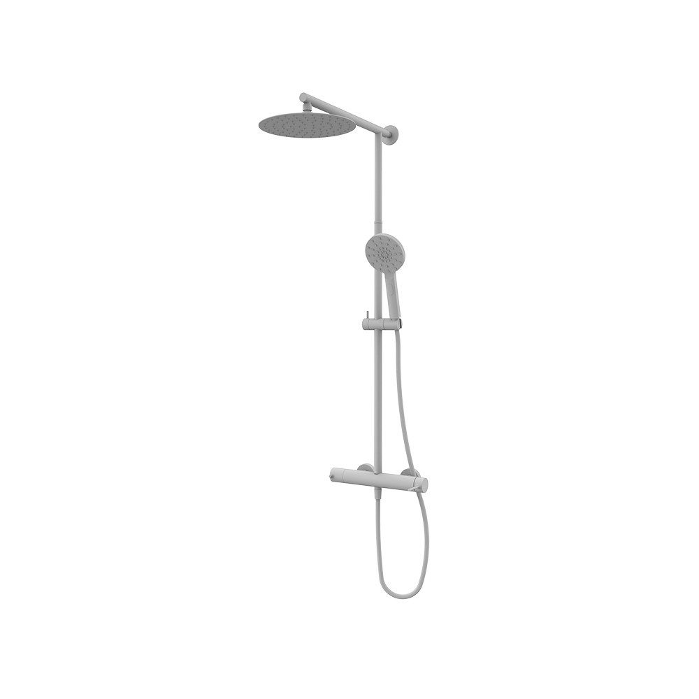 TIME sprchový set s nastaviteľnou výškou tyče | 47 499 471 DRY TLC prevedenie (785-1270 mm)