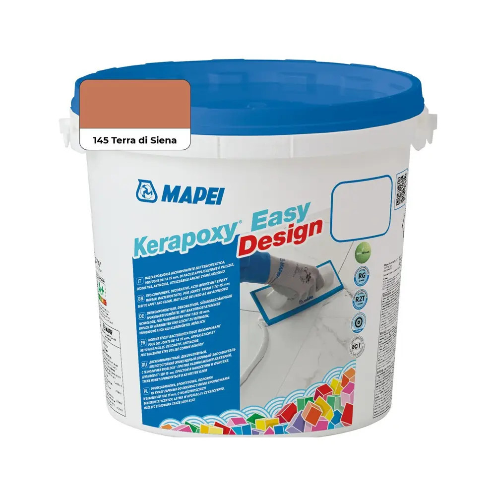 Epoxidová škárovacia hmota MAPEI KERAPOXY EASY DESIGN 145 - TERRA DI SIENA 3KG