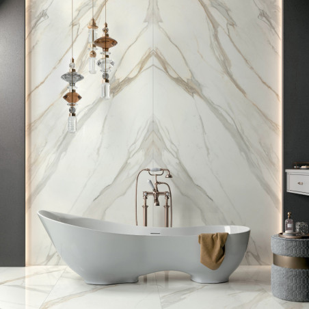 Dlažba imitácia mramoru JEWELS 2.0 CALACATTA GOLD CP 02 60x120 - leštený povrch Mirage