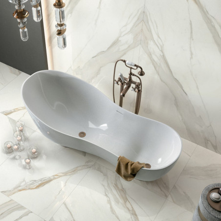 Dlažba imitácia mramoru JEWELS 2.0 CALACATTA GOLD CP 02 60x120 - leštený povrch Mirage