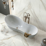 Dlažba imitácia mramoru JEWELS 2.0 CALACATTA GOLD CP 02 120x120 - leštený povrch Mirage