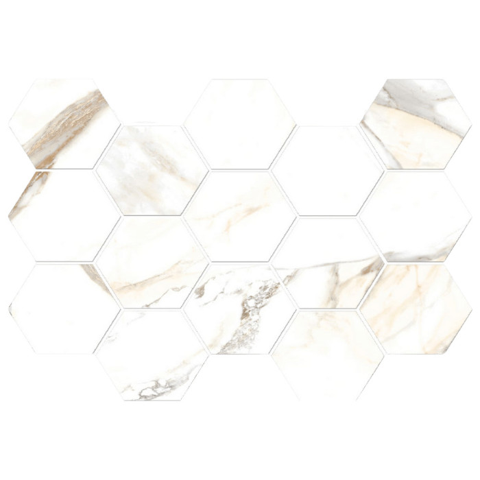 VALENCIA 32,5x22,5 - leštená mozaika hexagón