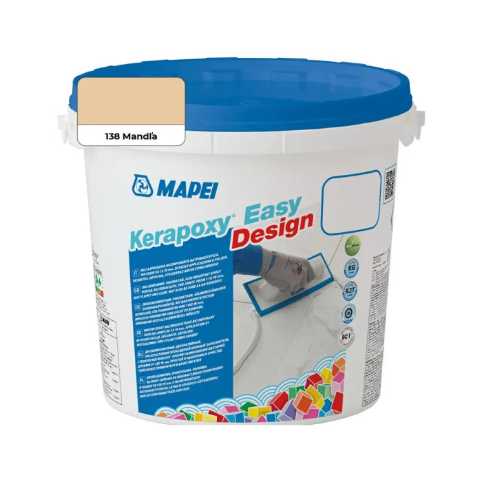 Epoxidová škárovacia hmota MAPEI KERAPOXY EASY DESIGN 138 - MANDĽA 3KG