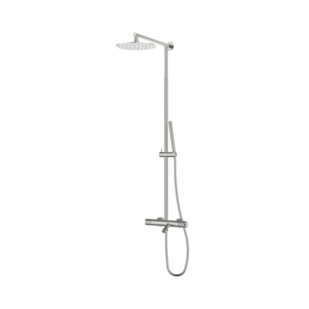 AURA termostatický vaňový set s nastaviteľnou výškou tyče | 75 450 793 TLC prevedenie (984-1470 mm)